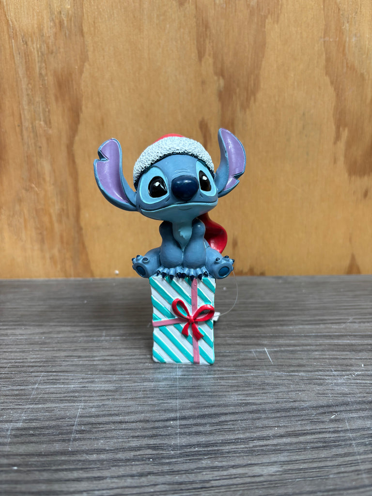Disney Christmas By Widdop and Co Hanging Ornament - Stitch on Present Ornament