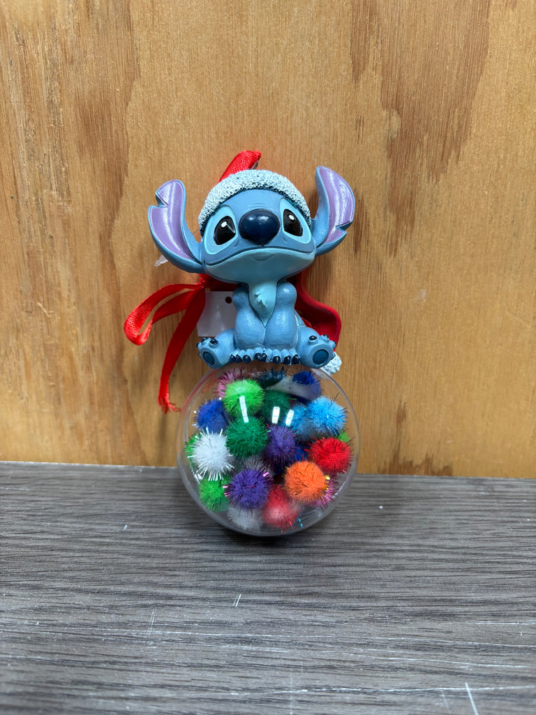 Disney Christmas By Widdop and Co Hanging Ornament - Stitch On A Bauble