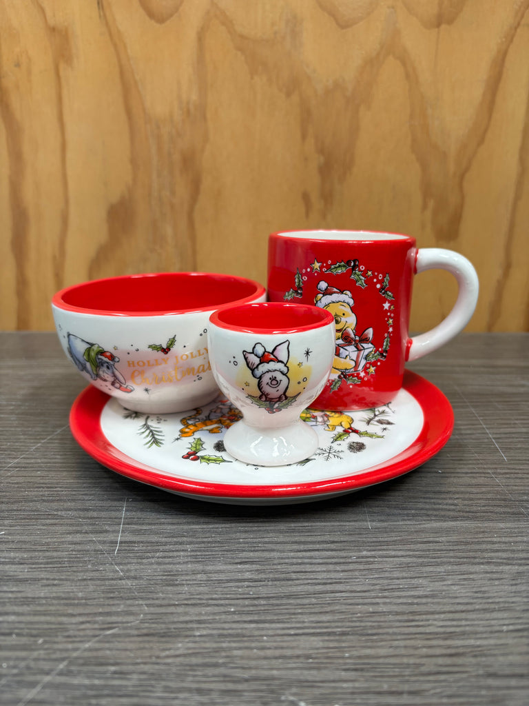 Winnie The Pooh Ceramic 4pc Dinner Set