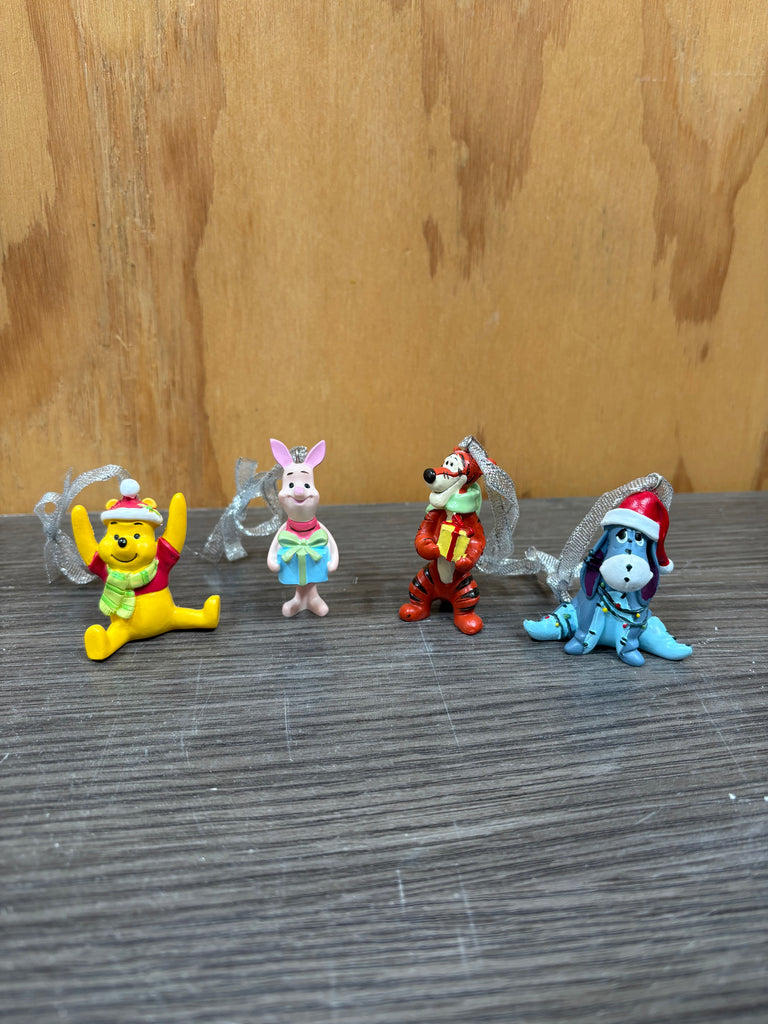 Disney Christmas by Widdop and Co Hanging Ornaments - Pooh & Friends (Set of 4)