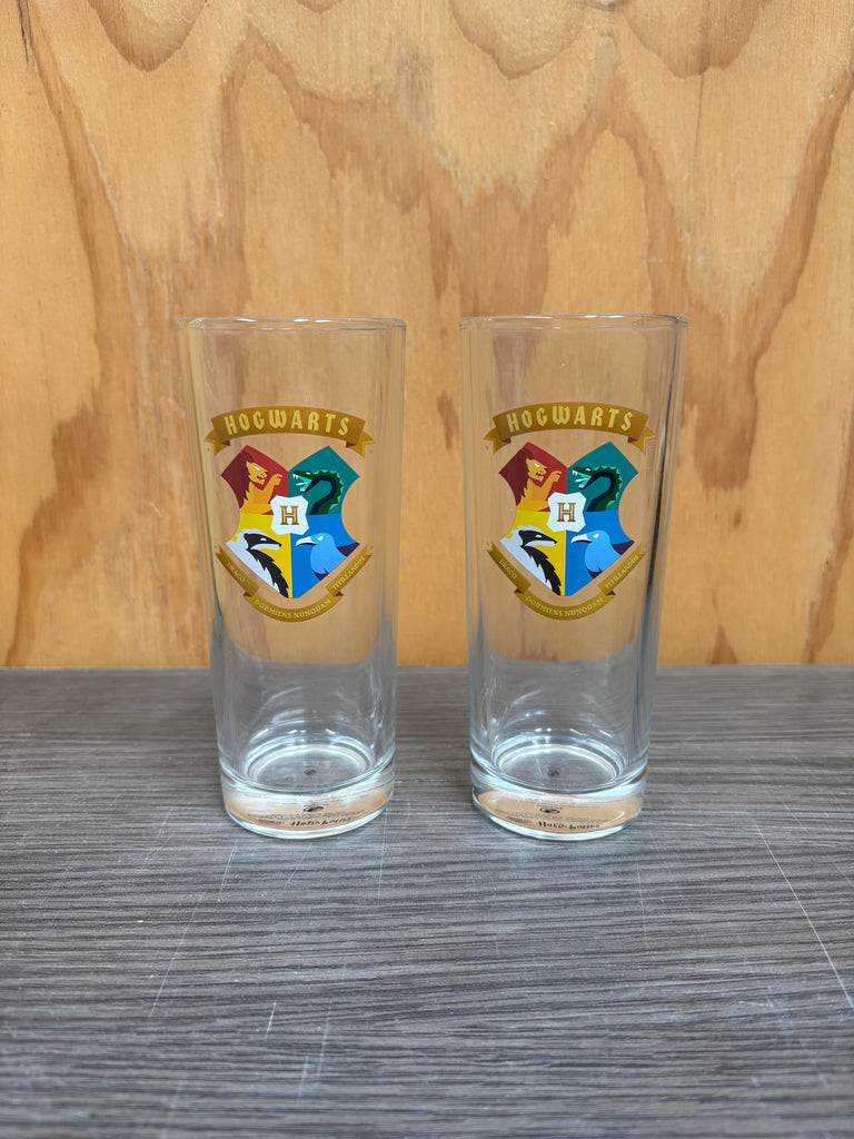 Harry Potter Crest Design Set of 2 Highball Glasses