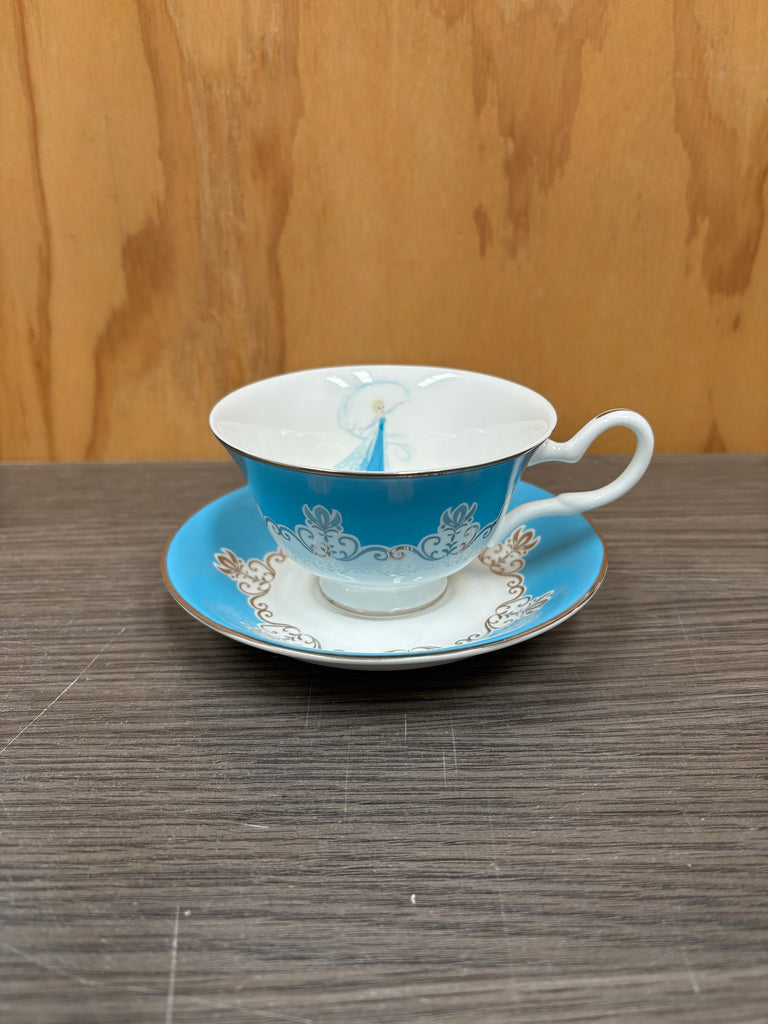 English Ladies Frozen - Elsa - Cup and Saucer - Tea Set