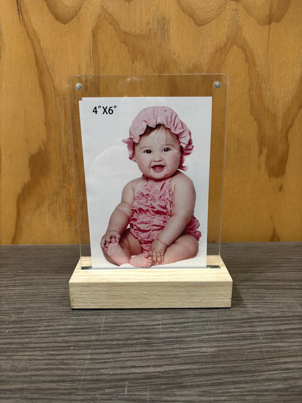 Gibson Gifts Photo Frame Dual View 4x6 Baby Girl Portrait