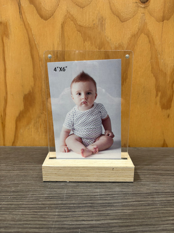 Gibson Gifts Photo Frame Dual View 4x6 Baby Boy Portrait