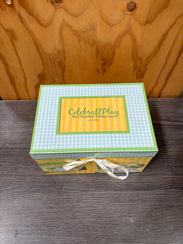Cherished Teddies - Cardyn with Glass Sundae Bowl