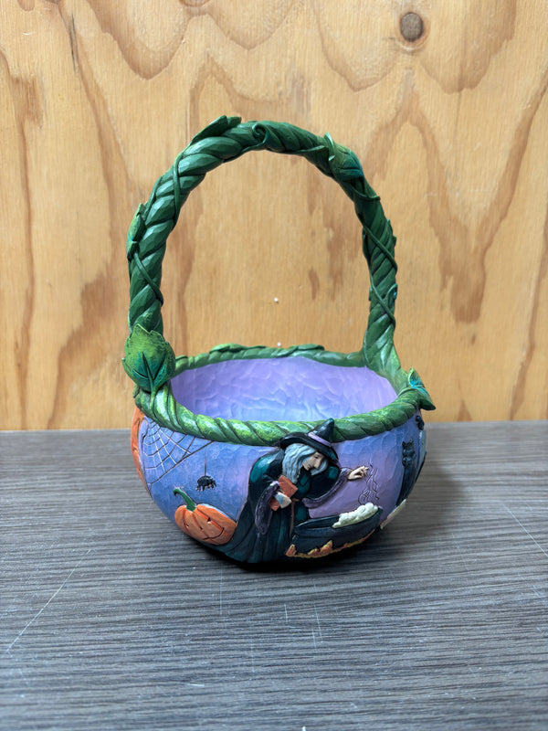 Jim Shore Heartwood Creek Halloween - Halloween Basket