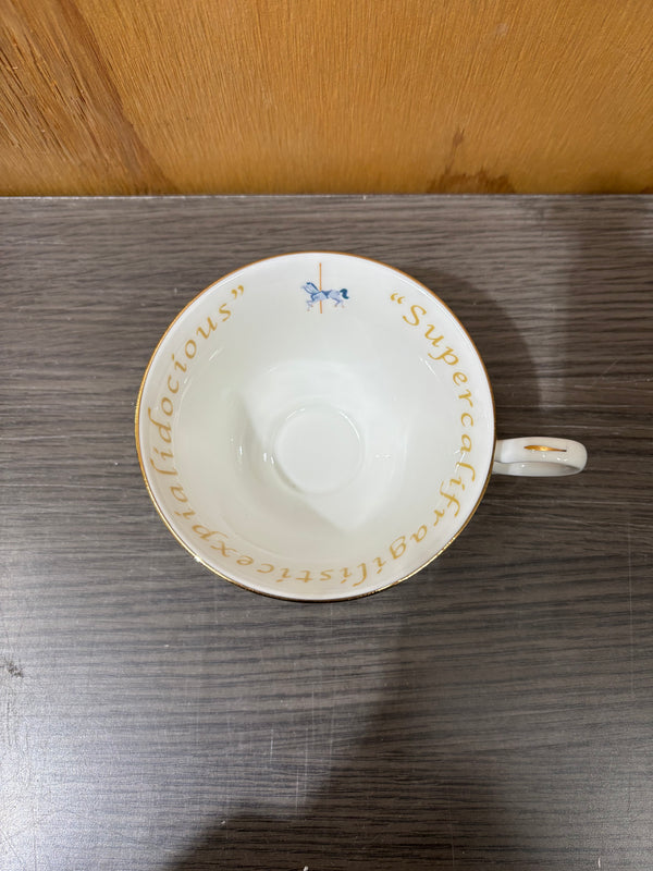 English Ladies Mary Poppins - Supercalifragilisticexpialidocious - Cup And Saucer - Tea Set