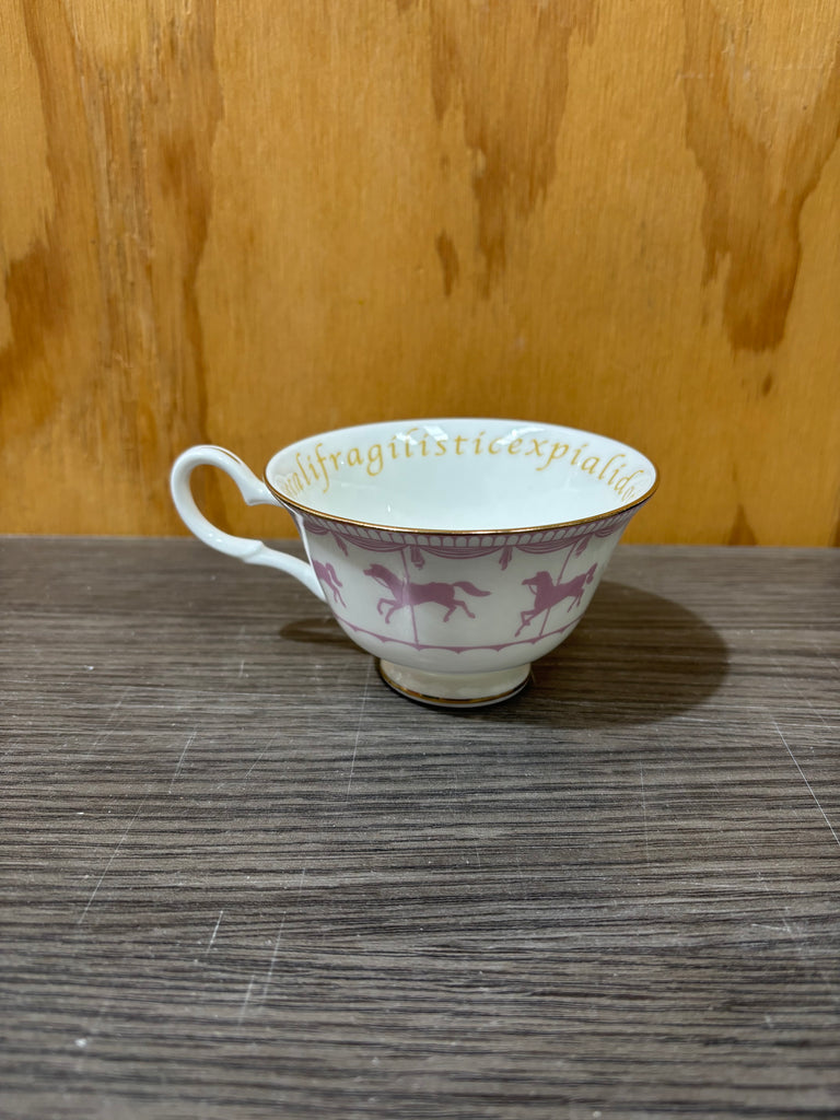 English Ladies Mary Poppins - Supercalifragilisticexpialidocious - Cup And Saucer - Tea Set