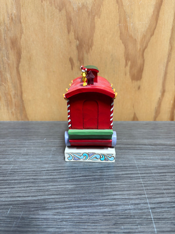 Enesco Jim Shore Peanuts Woodstock's Christmas Train Caboose Figurine
