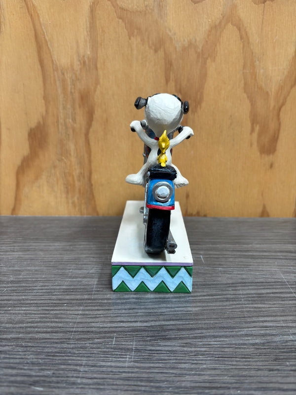 Peanuts by Jim Shore - Snoopy Riding Motorcycle