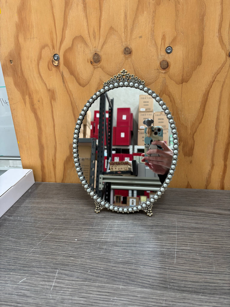 Oval Table Top Mirror