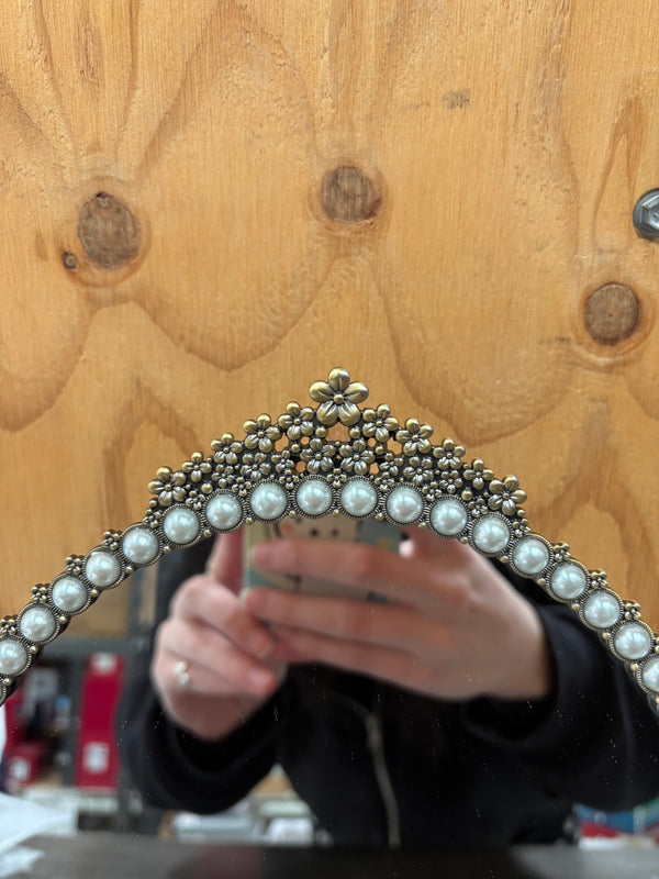 Oval Table Top Mirror