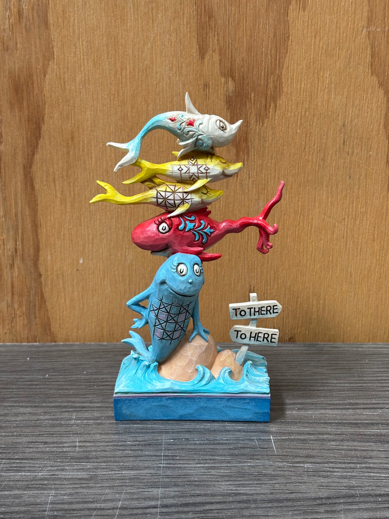 Dr Seuss by Jim Shore - One Fish, Two Fish, Red Fish, Blue Fish