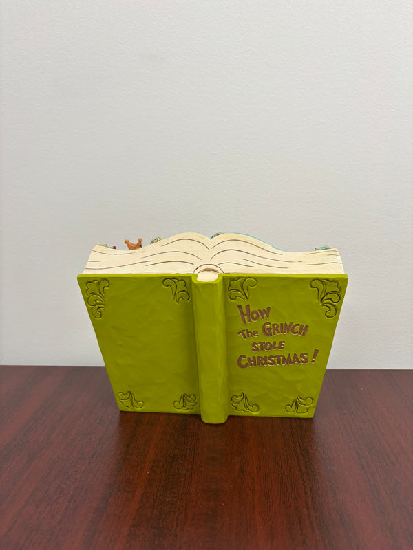 Dr Seuss The Grinch by Jim Shore - Grinch Stealing Presents Storybook