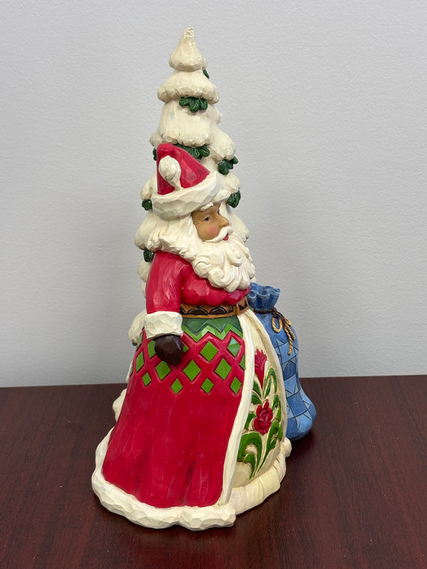Jim Shore Heartwood Creek - Santa With Tree