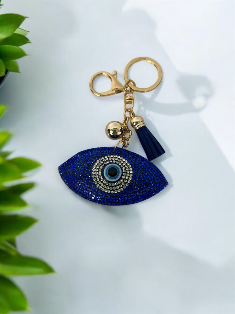 Evil Eye & Tassel Keyring