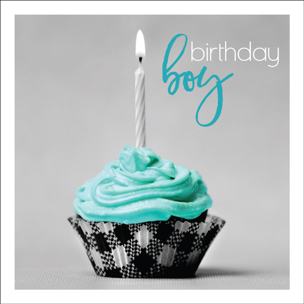 Birthday boy mini greeting card