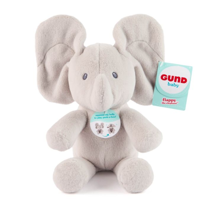 FLAPPY ELEPHANT HANDHELD PEEK-A-BOO PLUSH