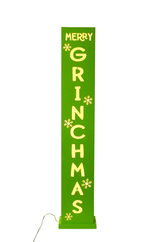 Merry Grinchmas Post 120cm