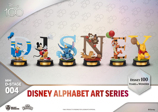 Beast Kingdom Mini D Stage Disney 100 Years of Wonder Disney Alphabet Art Series Set (7 in the Assortment)