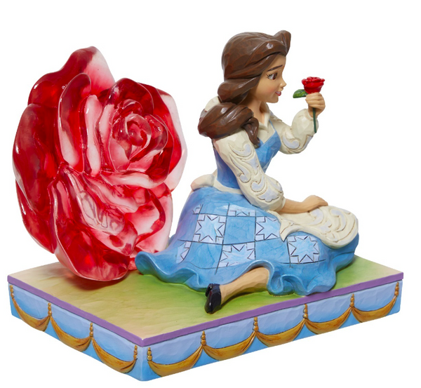 Disney Traditions - Belle With Clear Rose