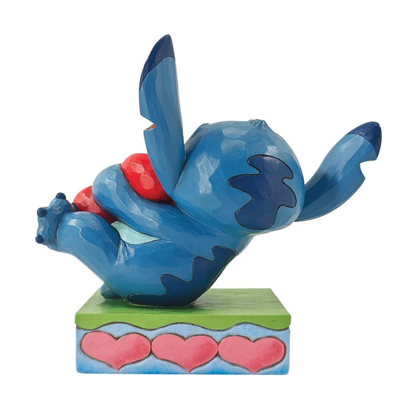 Jim Shore Disney Traditions: Stitch Hugging Heart Figurine