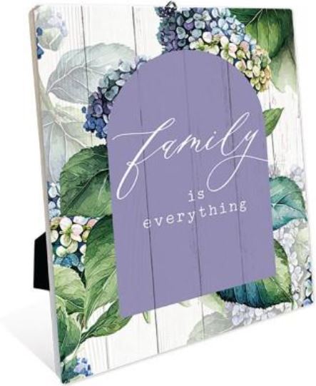 Hydrangea 12x14cm Sentiment Plaque by Kelly Lane