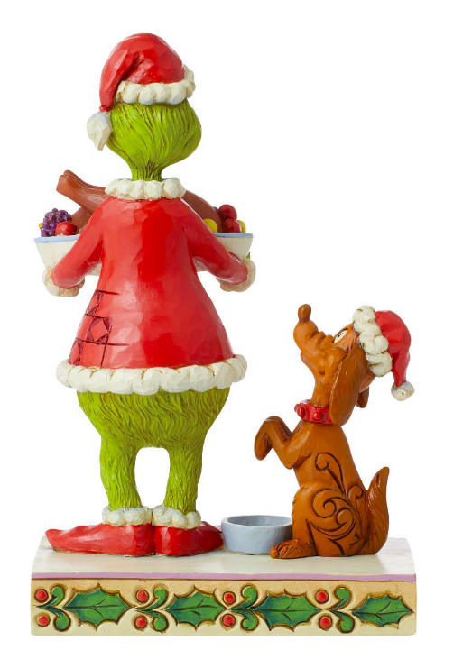 Grinch by Jim Shore - 19cm Grinch with Christmas Dinner