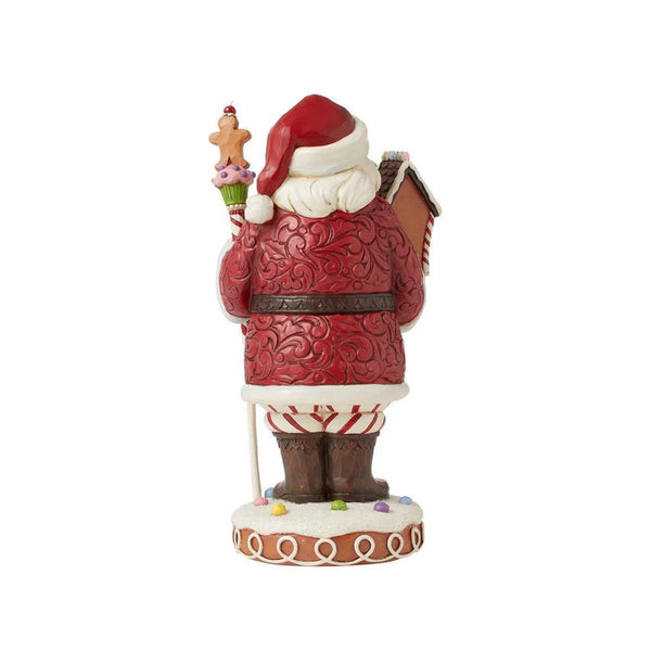 Jim Shore Heartwood Creek - 25cm Gingerbread Santa with Staff